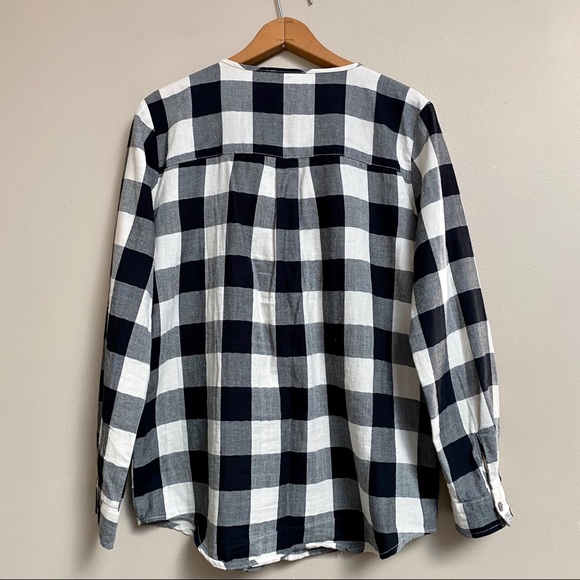 Miss Love black and white buffalo plaid shirt - Picture 6 of 8